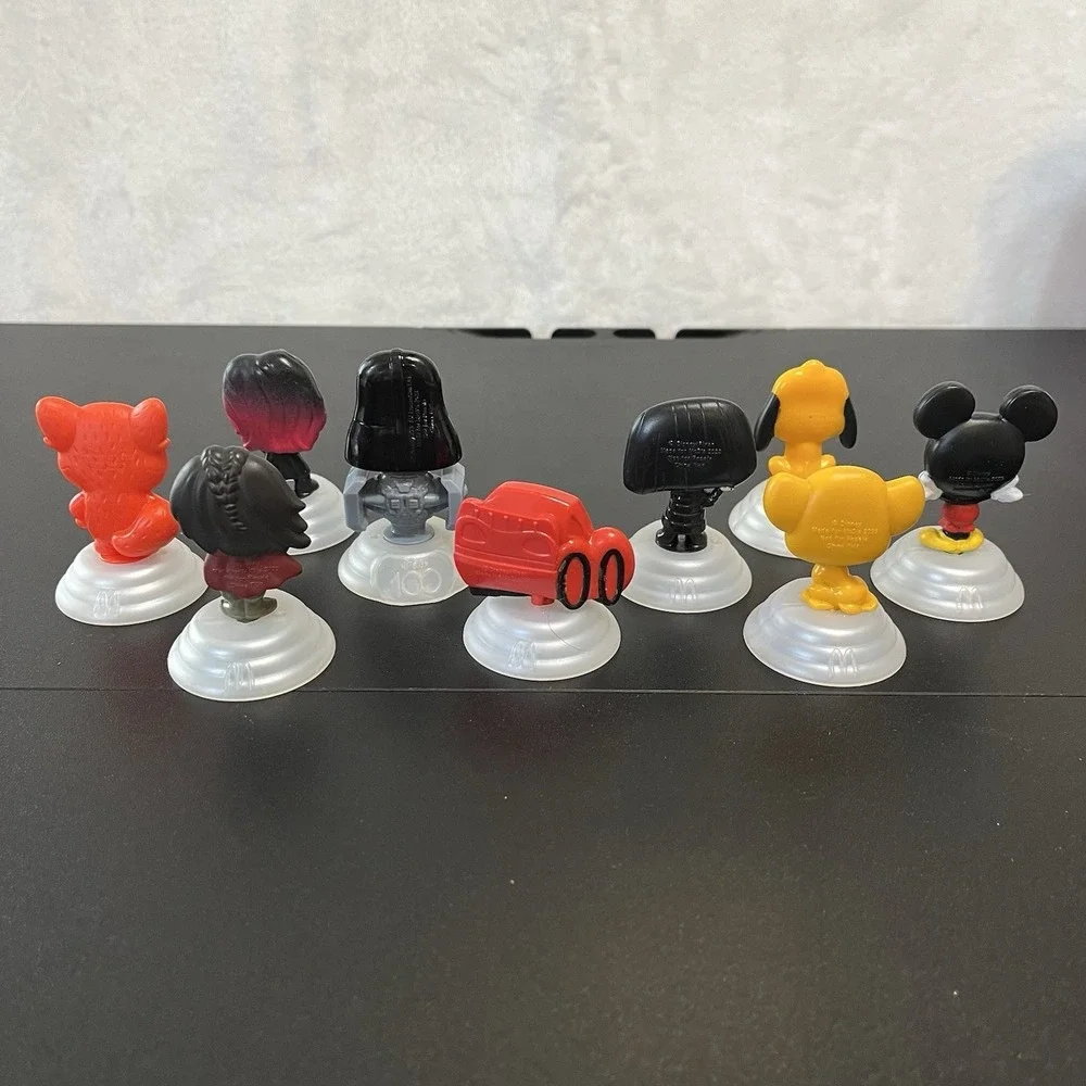 Disney 100th Anniversary 2023 McDonald's Happy Meal Toys Cars Star Wars Lot Of 9